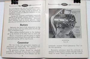 1941 Ford Six Cyl Passenger Car Ref Book Owners Manual Original