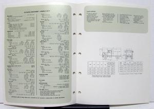 1974 Mack Truck Model R 401P Specification Sheet