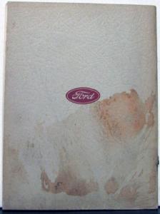 1941 Ford Deluxe & Super Deluxe Ref Book Owners Manual Original