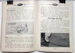 1942 Ford 6 Cylinder Passenger Car Ref Book Owners Manual Original