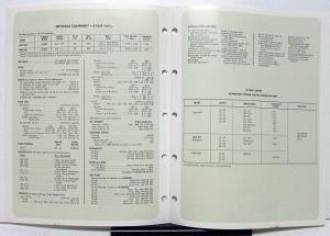1974 Mack Truck Model R 700T Specification Sheet