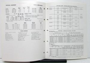 1974 1975 Mack Truck Model DMM 6006SX Specification Sheet