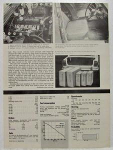1965 Triumph 2000 Motor Magazine Road Test Reprint Folder - English Market