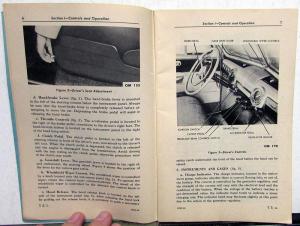 1946 Ford Passenger Car Models 69A 6GA Operators Owners Manual Orig Blue Cover
