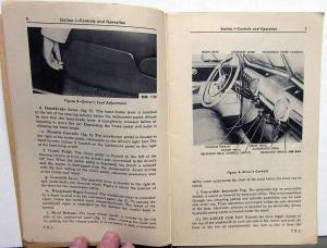 1947 Ford Passenger Car Models 79A 7GA Operators Owners Manual Original