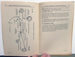 1947 Ford Passenger Car Models 79A 7GA Operators Owners Manual Original