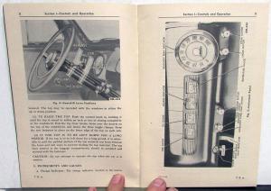 1948 Ford Passenger Car Model 8HA 6 Cylinder Operators Owners Manual Original