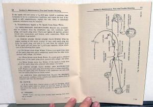 1948 Ford Passenger Car Model 8HA 6 Cylinder Operators Owners Manual Original