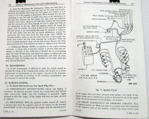 1948 Ford Passenger Car Model 899A V8 Operators Owners Manual Reproduction