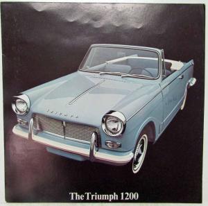 1965-1966 Triumph 1200 Sales Brochure