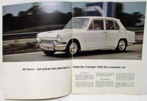 1966 Triumph 1300 Revolutionary Sales Brochure