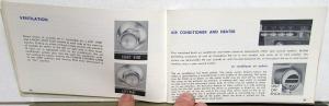 1963 Buick LeSabre Invicta Wildcat Electra 225 Owners Manual