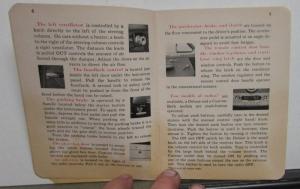1950 Ford Pass Car 6 Cly V8 Tudor Fordor Deluxe Custom Wagon Owners Manual Orig