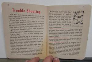 1950 Ford Pass Car 6 Cly V8 Tudor Fordor Deluxe Custom Wagon Owners Manual Orig