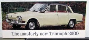 1966 Triumph Masterly 2000 Sales Folder