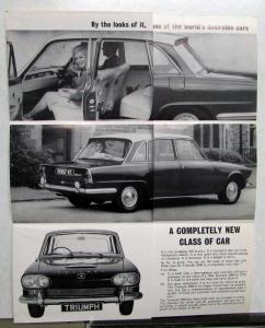 1966 Triumph Masterly 2000 Sales Folder