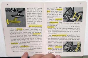 1953 Ford Passenger Car Owners Manual Original