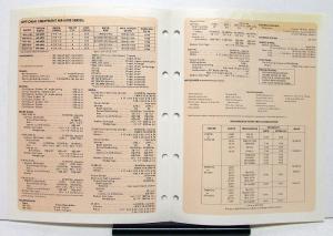 1978 Mack Truck Model MR 600S Specification Sheet