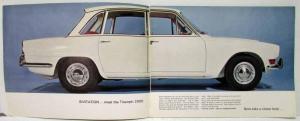 1966 Triumph 2000 6-Cylinder Sales Brochure - UK Market