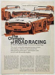 1969 Tribute to Triumph-Sportscar Champions Article Reprint from Sport Magazine