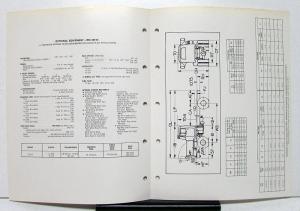 1979 Mack Truck Model RM 4874 X Specification Sheet