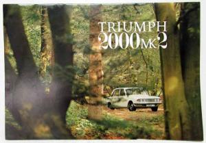 1970 Triumph 2000 Mk 2 Sales Brochure - English Market