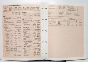 1980 Mack Truck Model MR 400S Specification Sheet