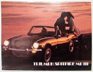 1970 Triumph Spitfire Mk III Beach at Sunset Spec Sheet