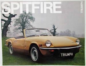 1971 Triumph Spitfire Spec Sheet
