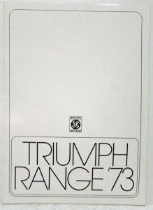 1973 Triumph Full Range Sales Brochure - UK Market