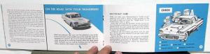 1958 Ford Thunderbird Handbook Owners Manual Original