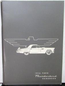 1956 Ford Thunderbird Handbook Owners Manual Reproduction