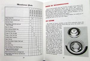 1956 Ford Thunderbird Handbook Owners Manual Reproduction