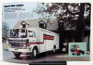 1982 Mack Truck Model MS300T Mid Liner Beverage Hauler Sales Brochure