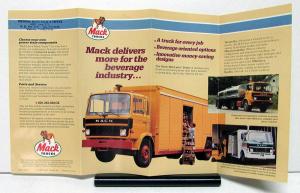 1984 Mack Truck Series MC Super-Liner R Ultra-Liner U Sales Folder