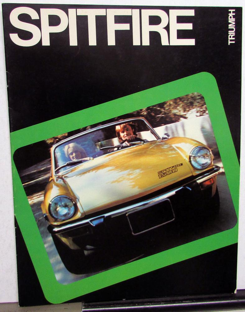 1975 Triumph Spitfire Sales Brochure