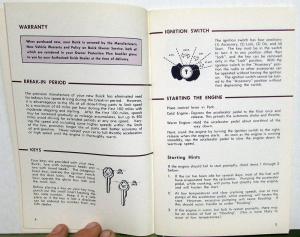 1967 Buick Riviera Owners Manual Original