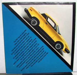 1976 Triumph TR7 Pure Essense Sales Folder