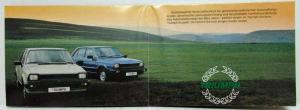 1981 1982 1983 1984 Triumph Acclaim Small Sales Folder Green Cover - German Text