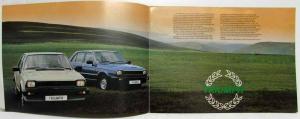 1981-1984 Triumph Acclaim Large Sales Brochure Green Cover - German Text