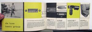1957 Pontiac Accessories Catalog Brochure Dealer Group Packages Continental Kit