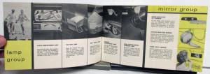 1957 Pontiac Accessories Catalog Brochure Dealer Group Packages Continental Kit