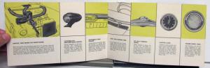1957 Pontiac Accessories Catalog Brochure Dealer Group Packages Continental Kit