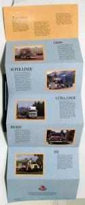1992 Mack Truck Series Ultra Super CH600 RB DM DMM RD RM MR Savage Sales Folder