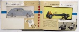 1938 Ford V8 DeLuxe Standard Models Dealer Album An X-Ray Book ORIGINAL