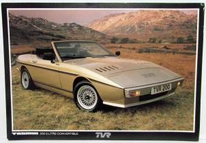 1982 TVR Tasmin 200 2 Litre Gold Convertible Spec Sheet