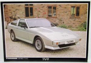 1983 TVR Tasmin Silver Series Two Spec Sheet