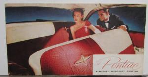 1957 Pontiac Star Chief Super Chief Chieftain Safari Wagon Sales Folder Original