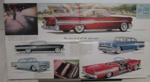 1957 Pontiac Star Chief Super Chief Chieftain Safari Wagon Sales Folder Original