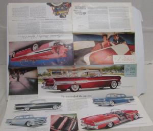 1957 Pontiac Star Chief Super Chief Chieftain Safari Wagon Sales Folder Original